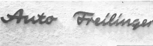 Freilinger Fassade 1971