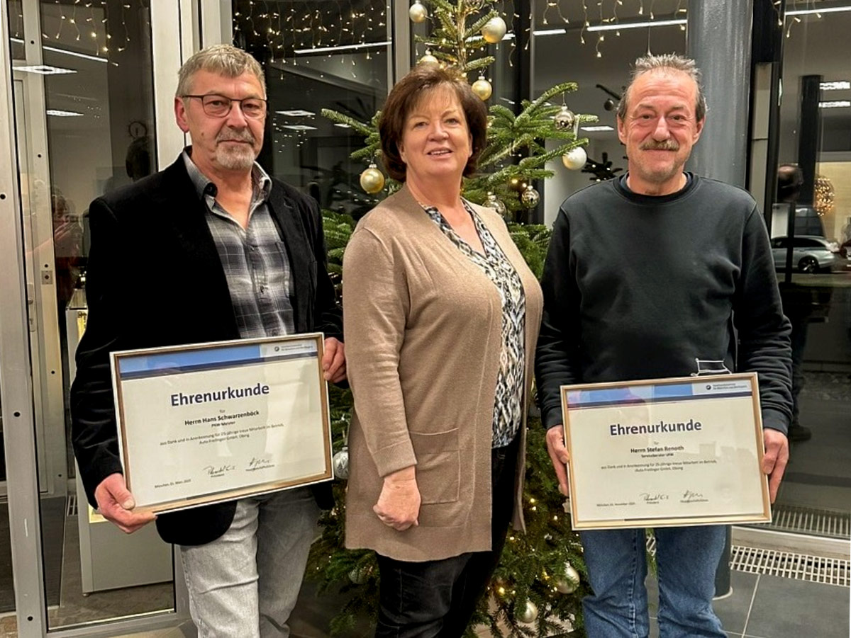 3 x 25 Jahre Auto Freilinger