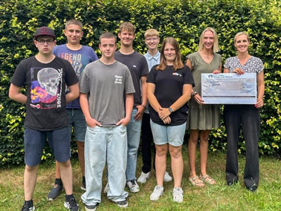 Spendenübergabe an das JUZ Obing